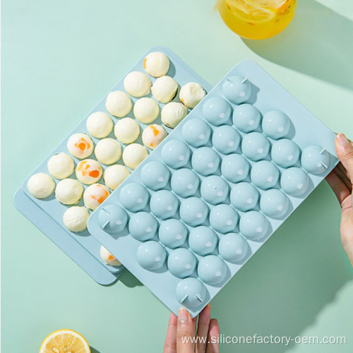 Silicone Ice Cube Tray Flexible Ice Cube Tray